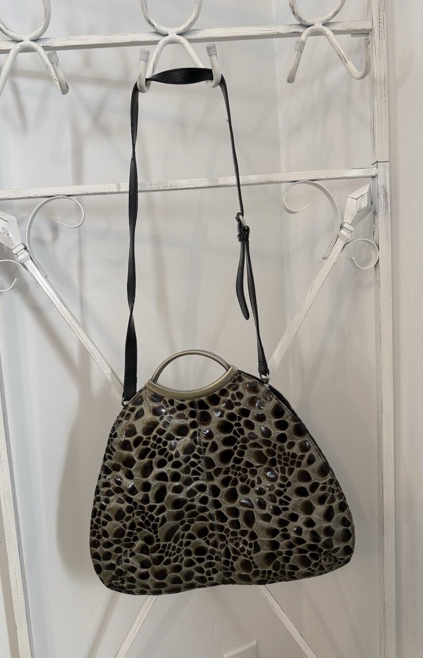 Hobo international bag leopard vintage crossbody handbag